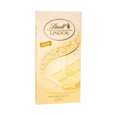 Lindt Lindor White Chocolate Irresistibly Smooth 100g